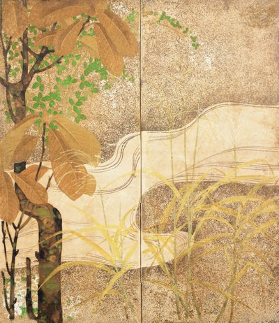 Flowing River by Japanese School